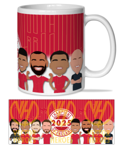 Liverpool Champions Of England 2025 Vector Heroes Mug