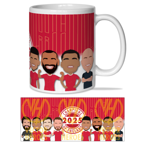 Liverpool Champions Of England 2025 Vector Heroes Mug