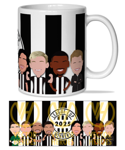 Newcastle Vector Heroes Mug League Cup Winners 2025