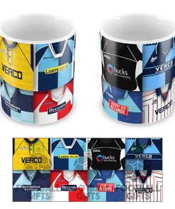 Wycombe Retro Shirt Montage Mug