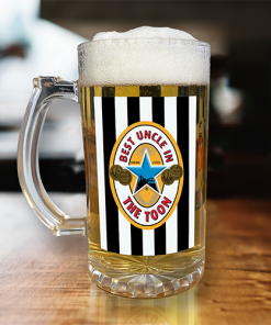Best Uncle In The Toon Retro Newcastle Home Shirt Beer Glass Classic Kits