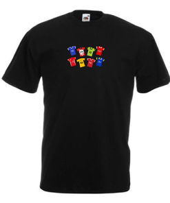 Leyton Orient Retro Kits Black T-Shirt Classic Kits