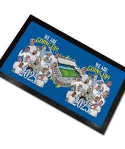 Leeds Utd Promoted 2024-25 Bar Runner Mat
