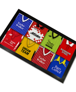 Leyton Orient Classic Shirts Retro Home & Away Shirts Kit Montage Bar Runner