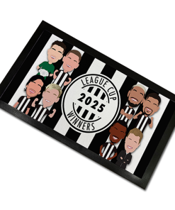 Newcastle Vector Heroes Bar Runner Mat League Cup Winners 2025