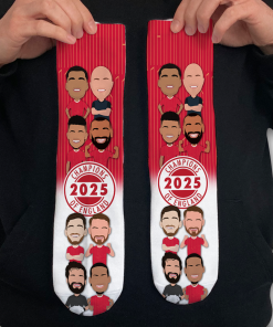 Liverpool Champions Of England 2025 Vector Heroes Socks