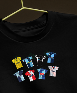 Wycombe Retro Kits Black T-Shirt Classic Kits - Image 3