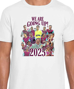 Burnley Promoted 2024-25 White T-Shirt Tee