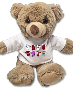 Northampton Retro Shirt Classic Kits Teddy Bear