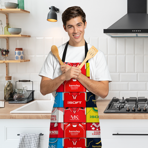 Barnsley Retro Shirts Montage Apron Classic Kits