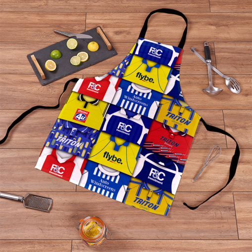 Birmingham Retro Shirts Montage Apron Classic Kits - Image 2