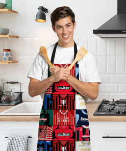 Bournemouth Retro Shirts Montage Apron Classic Kits