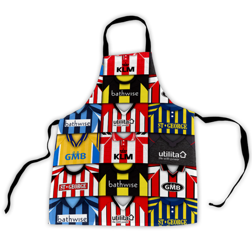 Brentford Retro Shirts Montage Apron Classic Kits - Image 3