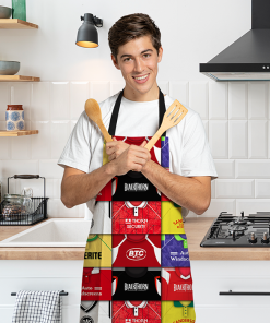 Bristol City Retro Shirts Montage Apron Classic Kits