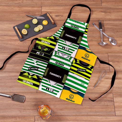 Celtic Retro Shirts Montage Apron Classic Kits - Image 2