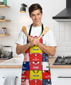Charlton Retro Shirts Montage Apron Classic Kits