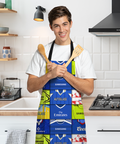 Chelsea Retro Shirts Montage Apron Classic Kits