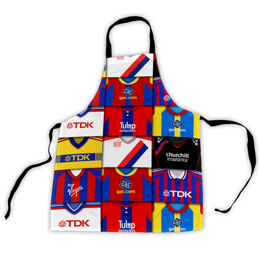 Crystal Palace Retro Shirts Montage Apron Classic Kits - Image 3