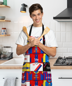 Crystal Palace Retro Shirts Montage Apron Classic Kits