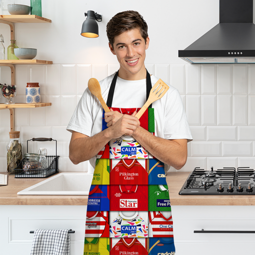 Doncaster Rovers Retro Shirts Montage Apron Classic Kits