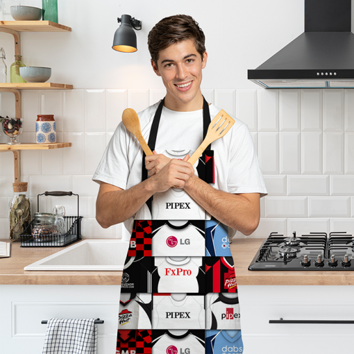 Fulham Retro Shirts Montage Apron Classic Kits