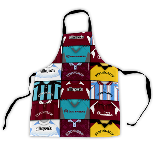 Hearts Retro Shirts Montage Apron Classic Kits - Image 3