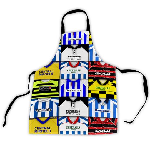 Huddersfield Retro Shirts Montage Apron Classic Kits - Image 3