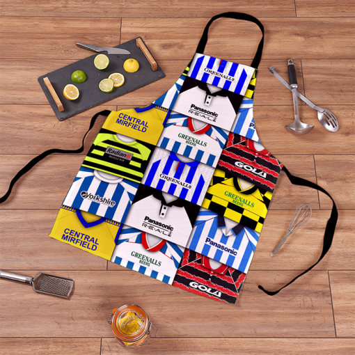 Huddersfield Retro Shirts Montage Apron Classic Kits - Image 2
