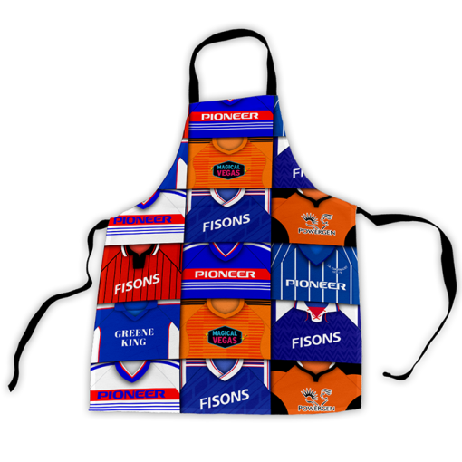 Ipswich Retro Shirts Montage Apron Classic Kits - Image 3