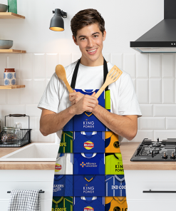 Leicester City Retro Shirts Montage Apron Classic Kits