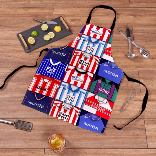 Lincoln City Retro Shirts Montage Apron Classic Kits - Image 2