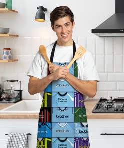 Man City Retro Shirts Montage Apron Classic Kits