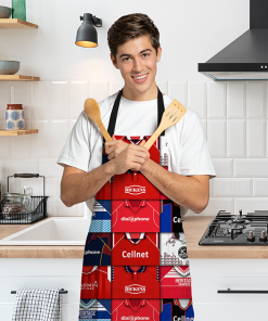 Middlesbrough Retro Shirts Montage Apron Classic Kits