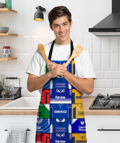 Millwall Retro Shirts Montage Apron Classic Kits