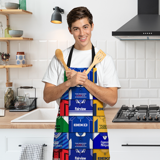 Millwall Retro Shirts Montage Apron Classic Kits