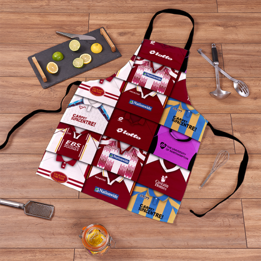 Northampton Retro Shirts Montage Apron Classic Kits - Image 2