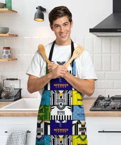 Notts County Retro Shirts Montage Apron Classic Kits