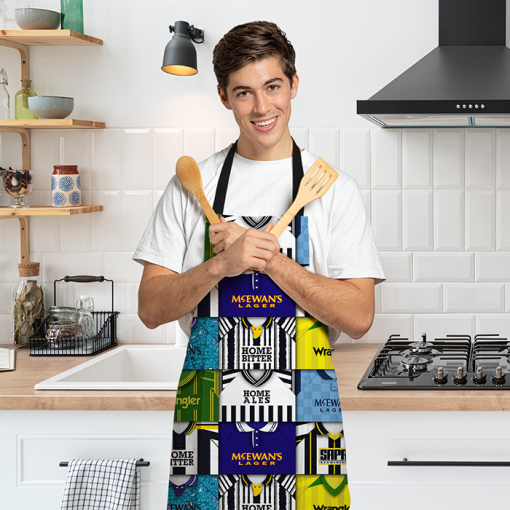 Notts County Retro Shirts Montage Apron Classic Kits