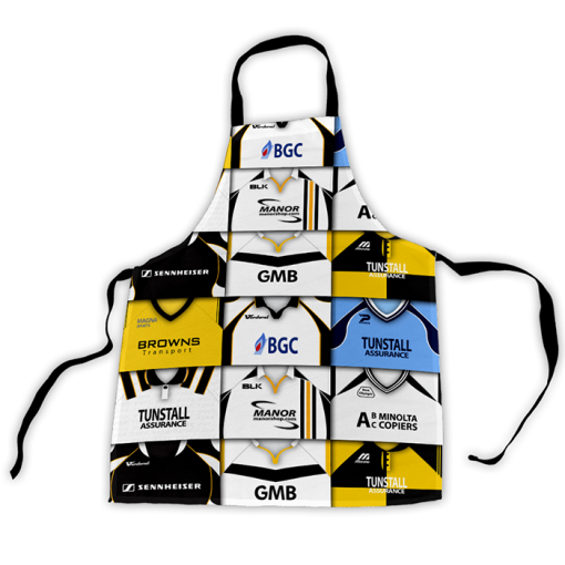 Port Vale Retro Shirts Montage Apron Classic Kits - Image 3