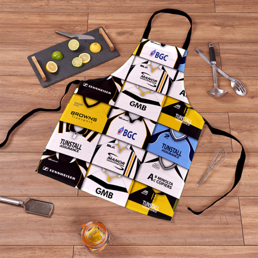 Port Vale Retro Shirts Montage Apron Classic Kits - Image 2