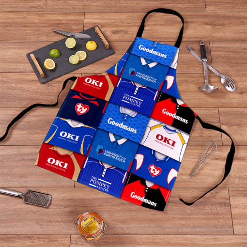 Portsmouth Retro Shirts Montage Apron Classic Kits - Image 2