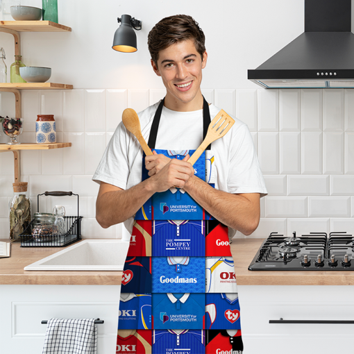 Portsmouth Retro Shirts Montage Apron Classic Kits
