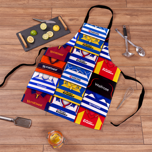 Reading Retro Shirts Montage Apron Classic Kits - Image 2
