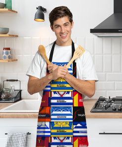 Reading Retro Shirts Montage Apron Classic Kits