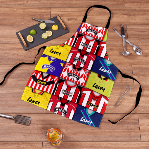 Sheffield Utd Retro Shirts Montage Apron Classic Kits - Image 2