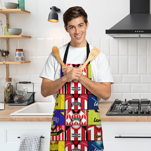 Sheffield Utd Retro Shirts Montage Apron Classic Kits
