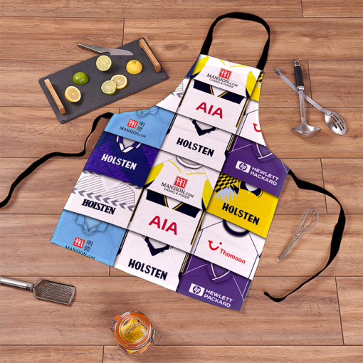 Spurs Retro Shirts Montage Apron Classic Kits - Image 2