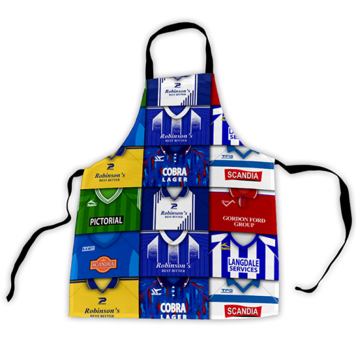 Stockport Retro Shirts Montage Apron Classic Kits - Image 3
