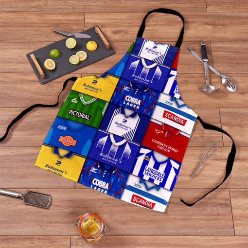 Stockport Retro Shirts Montage Apron Classic Kits - Image 2