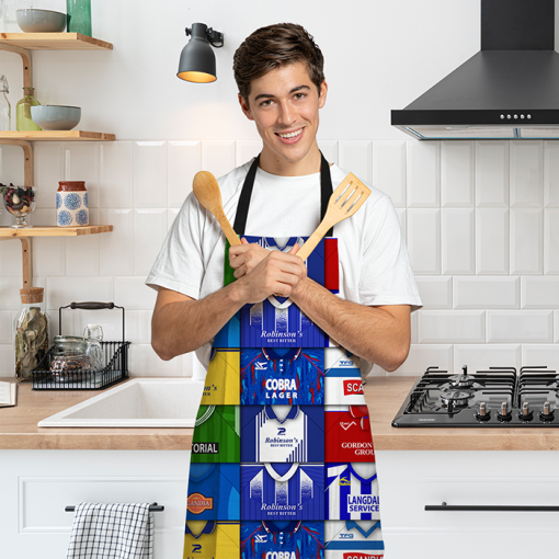 Stockport Retro Shirts Montage Apron Classic Kits